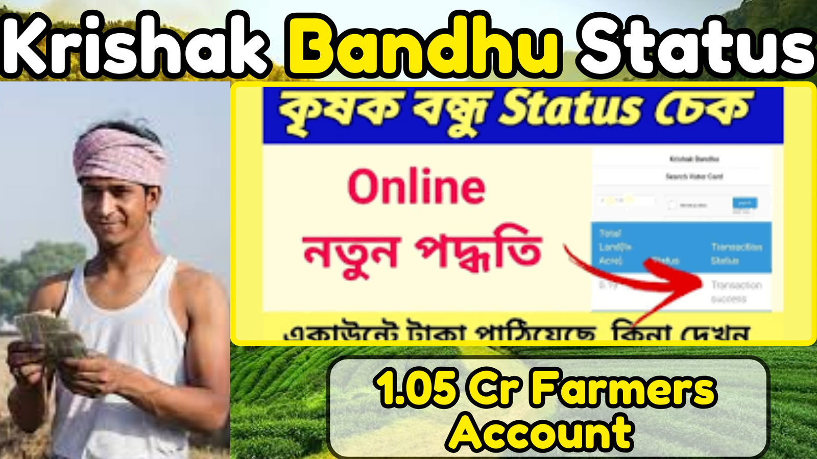 Krishak Bandhu Status 2024 | Govt Has Released 2900 Cr into 1.05 Cr Farmers Account