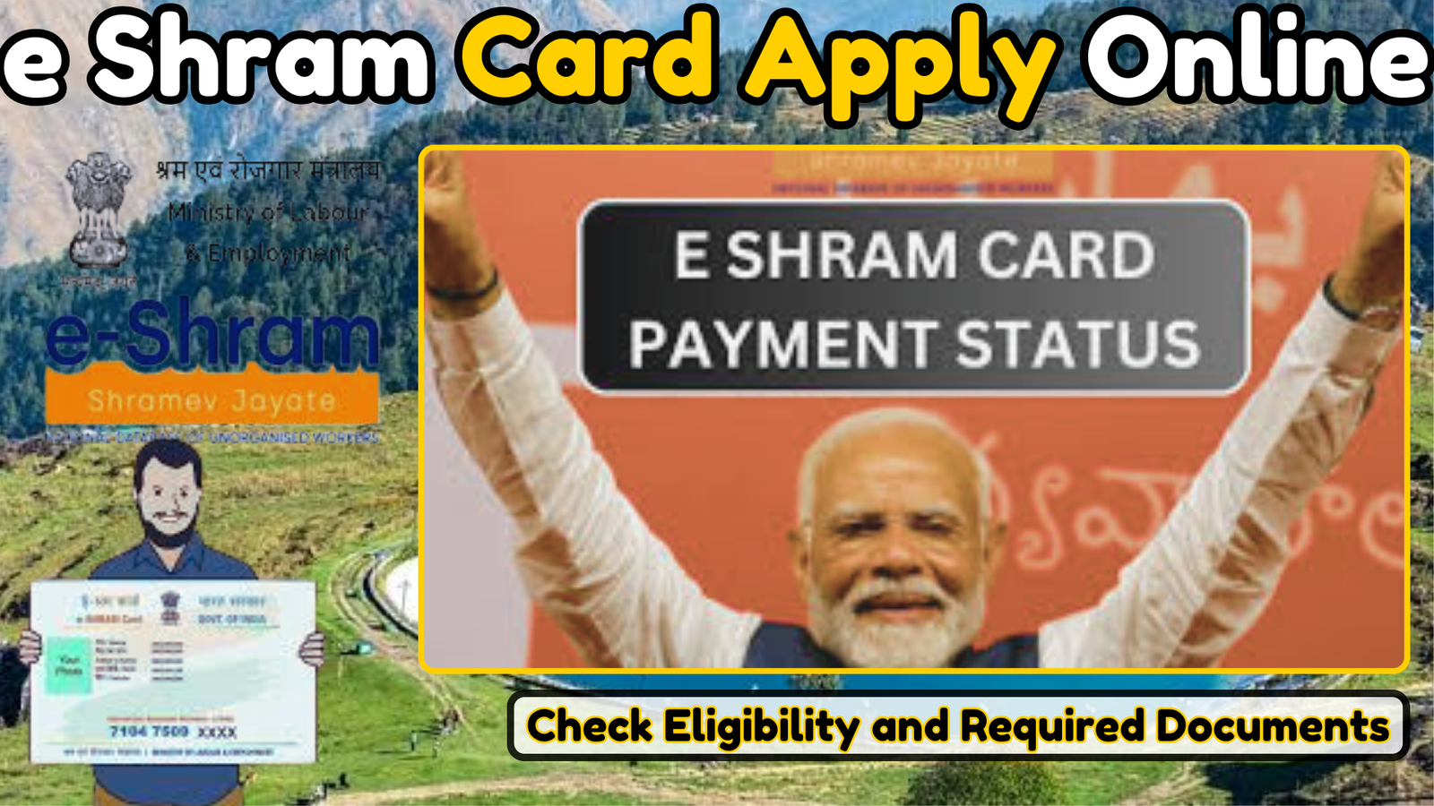 e Shram Card Apply Online at eshram