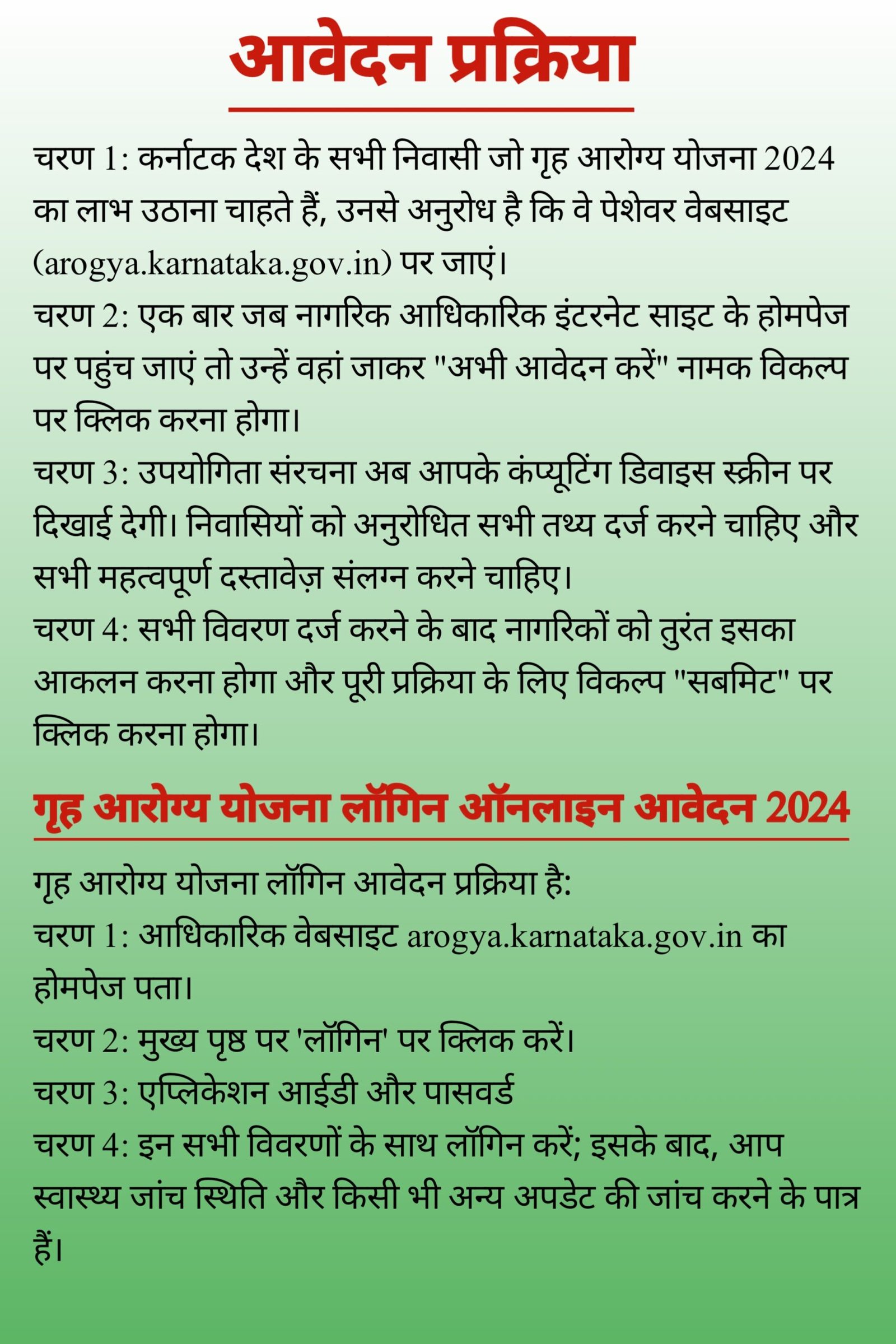 Gruha Arogya Yojana